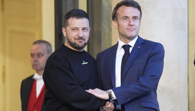 France Pledges More Military Aid To Ukraine As Macron Meets With Zelenskiy