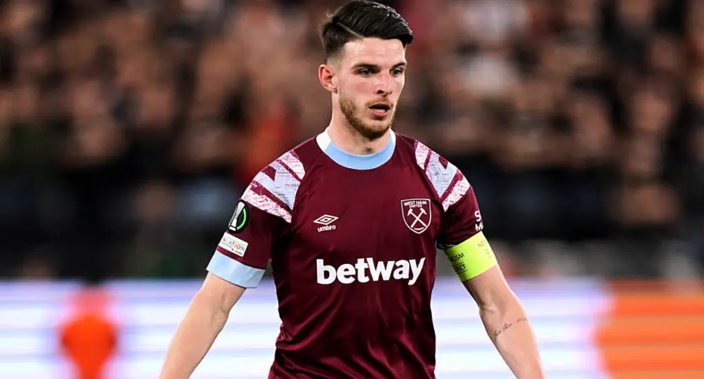 Football Rumours: Arsenal Preparing £90Million Swoop For West Ham’s Declan Rice