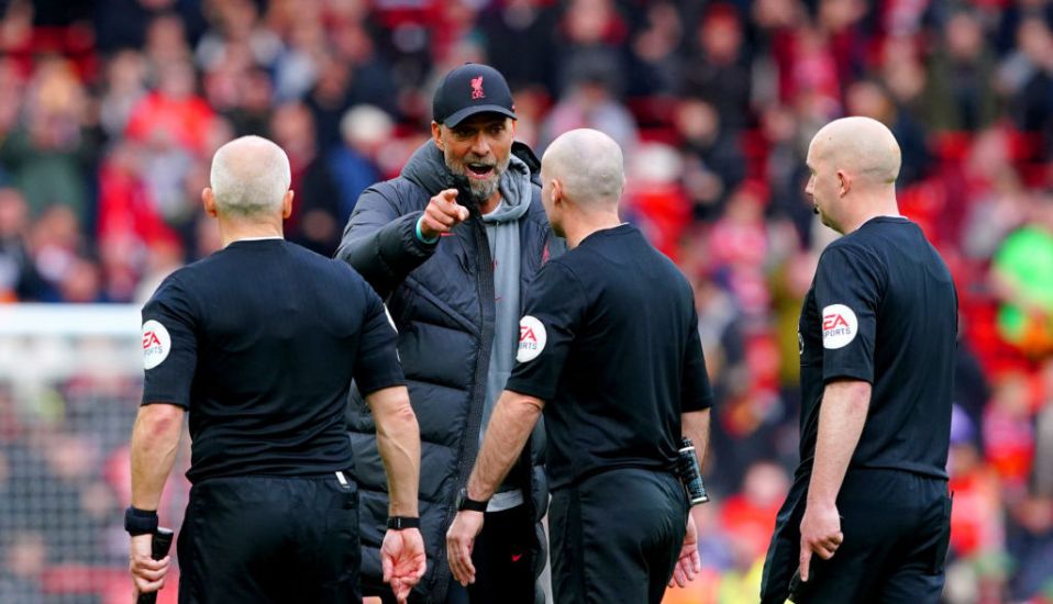 Jurgen Klopp Gets Two-Match Ban For ‘Unwarranted Attack’ On Referee