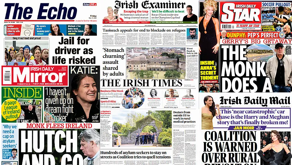 What The Papers Say: Friday's Front Pages