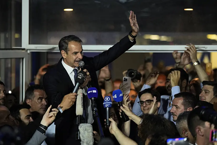 Greek Prime Minister To Seek Outright Majority After Huge Election Lead