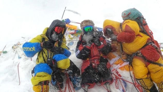 Double Amputee Climber Makes History On Mount Everest