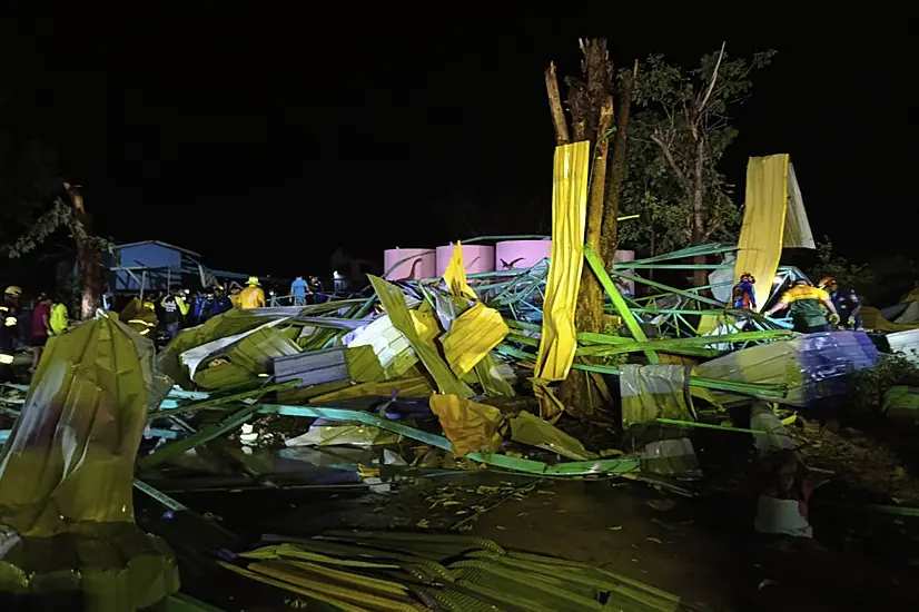 Seven Killed Sheltering From The Rain As Roof Collapses At School In Thailand