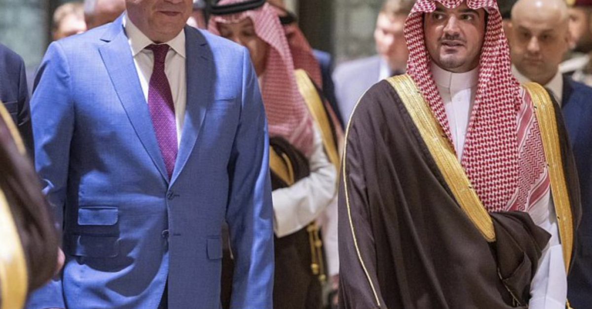 Russia’s sanctioned interior minister visits Saudi Arabia