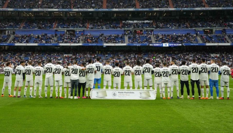 Real Madrid Show Support For Vinicius Junior Ahead Of Win Over Rayo Vallecano
