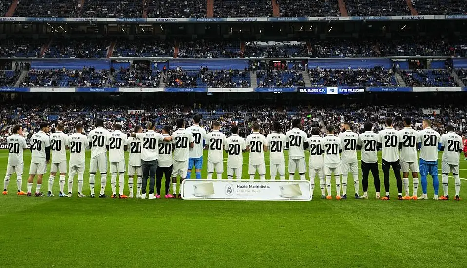 Real Madrid Show Support For Vinicius Junior Ahead Of Win Over Rayo Vallecano