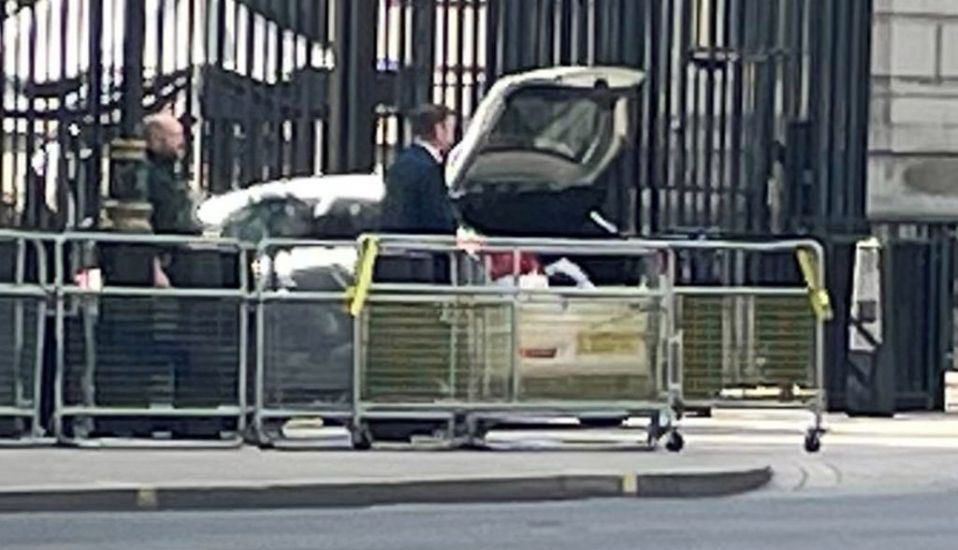 Man Arrested After Car Crashes Into Gates Of Downing Street
