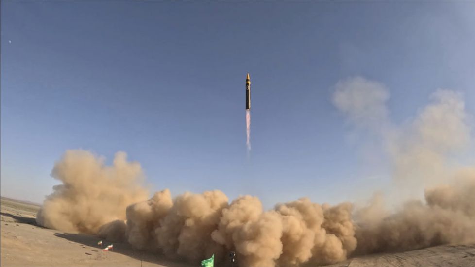Iran Unveils Latest Version Of Ballistic Missile