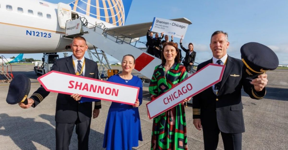 Shannon Airport launches new Chicago service