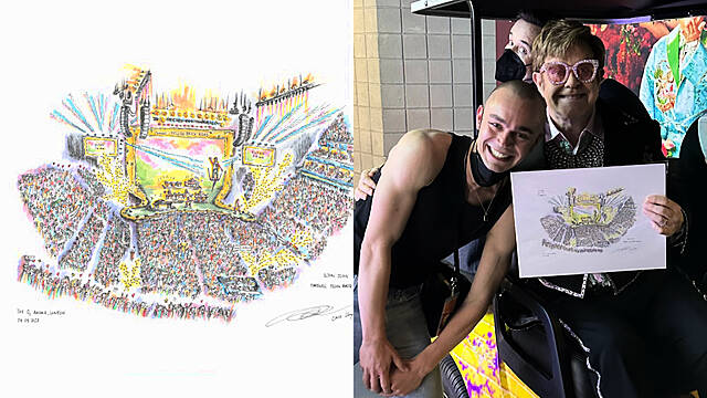 Artist Who Sketches Concerts From The Crowd Hopes To Capture Taylor Swift Show