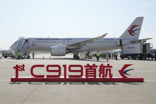 First Domestically-Made Passenger Jet Takes Flight In China