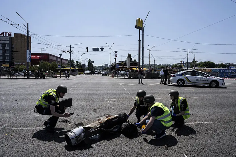 Russia Strikes Kyiv In Daylight After Series Of Nighttime Barrages