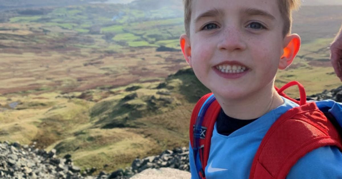 Boy, six, climbs 12 UK mountains ‘to help poorly children go on holiday’