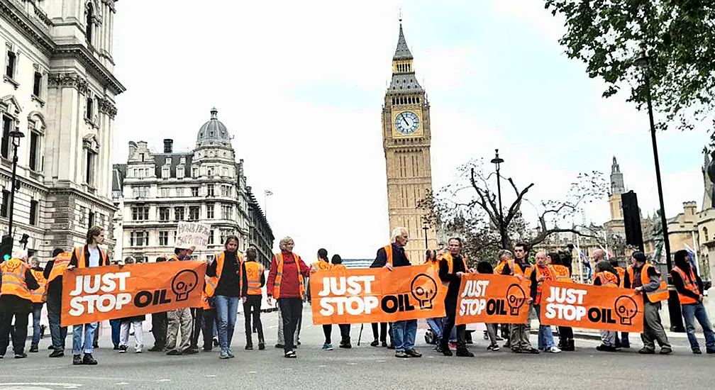 Just Stop Oil Protesters Arrested In Parliament Square