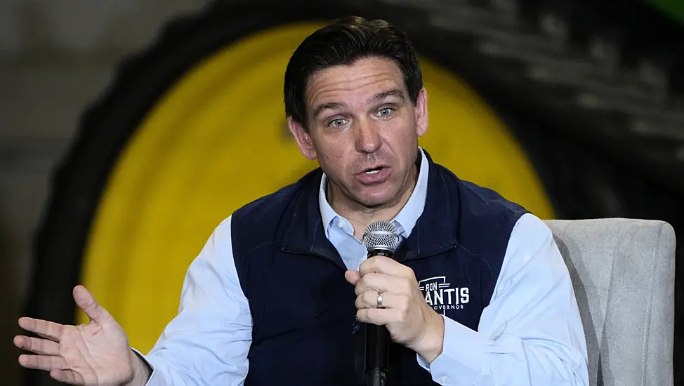 Desantis Hits Back At Trump In Campaign Blitz In Us