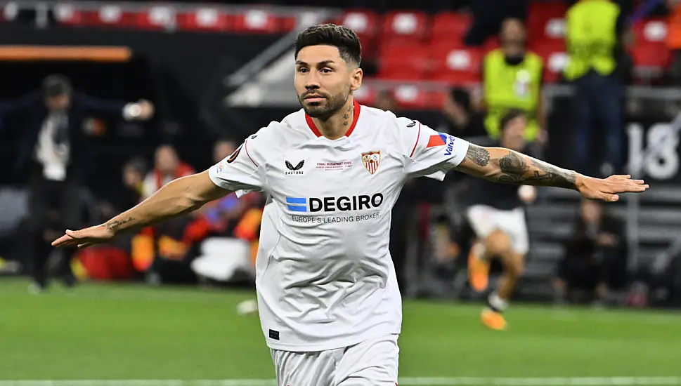 Gonzalo Montiel Penalty Hero Again As Sevilla Win Seventh Europa League