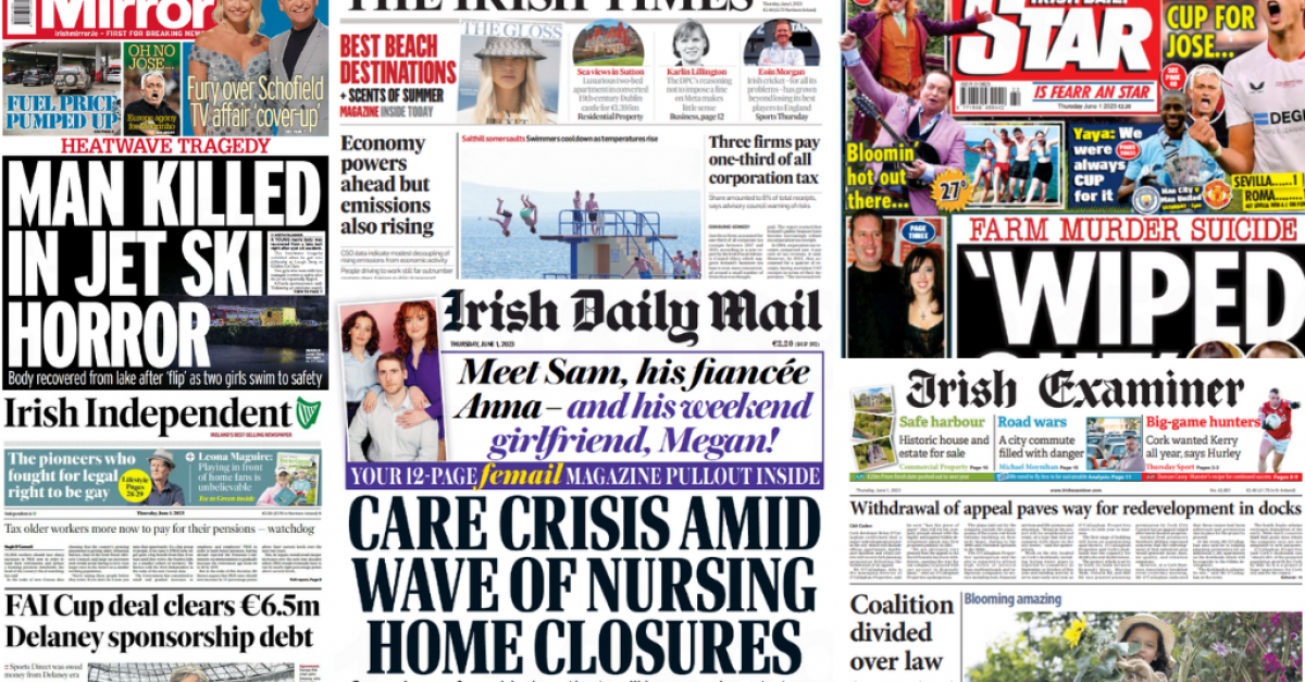 What the papers say: Thursday’s front pages