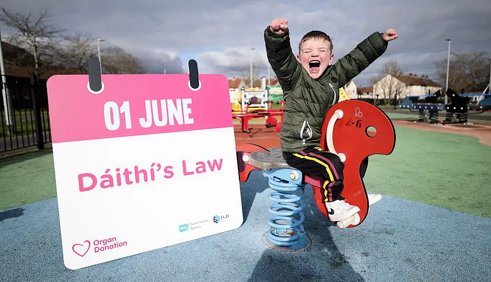 ‘Momentous Day’ As Dáithí’s Law On Organ Donation Takes Effect In North