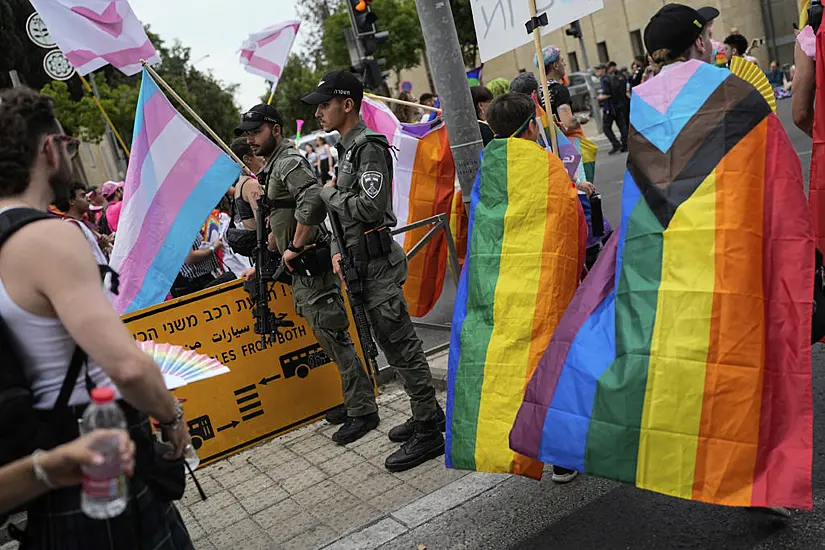 Thousands March In Jerusalem Pride Parade