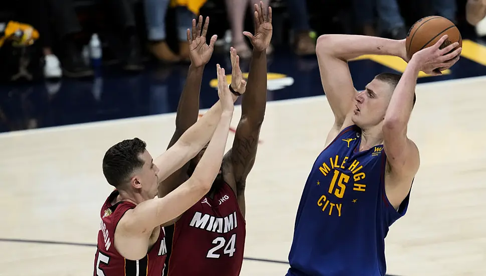 Nikola Jokic Triple-Double Propels Denver Nuggets Past Miami Heat 104-93