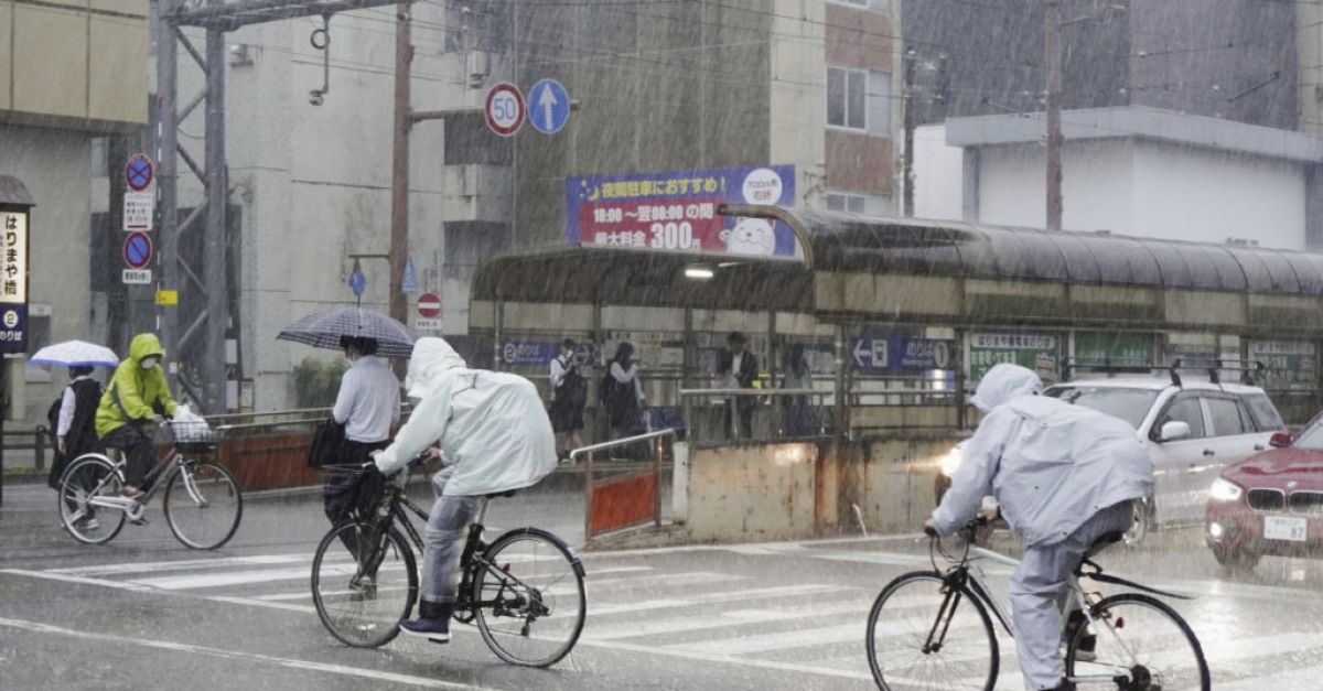 Tropical Storm Mawar threatens floods and mudslides in some regions of Japan