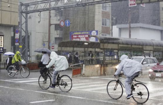 Tropical Storm Mawar Threatens Floods And Mudslides In Some Regions Of Japan