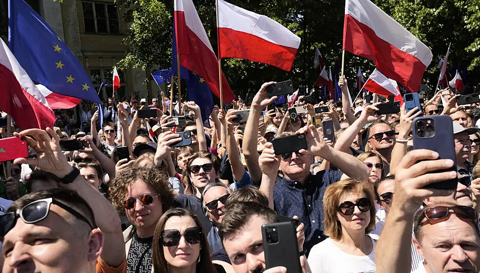 Poland Opposition Party Leads Anti-Government March