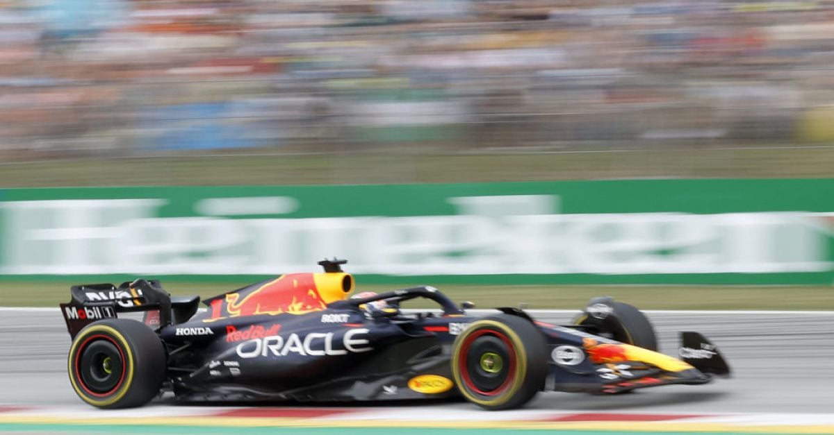 Max Verstappen wins Spanish GP as Lewis Hamilton and George Russell make podium