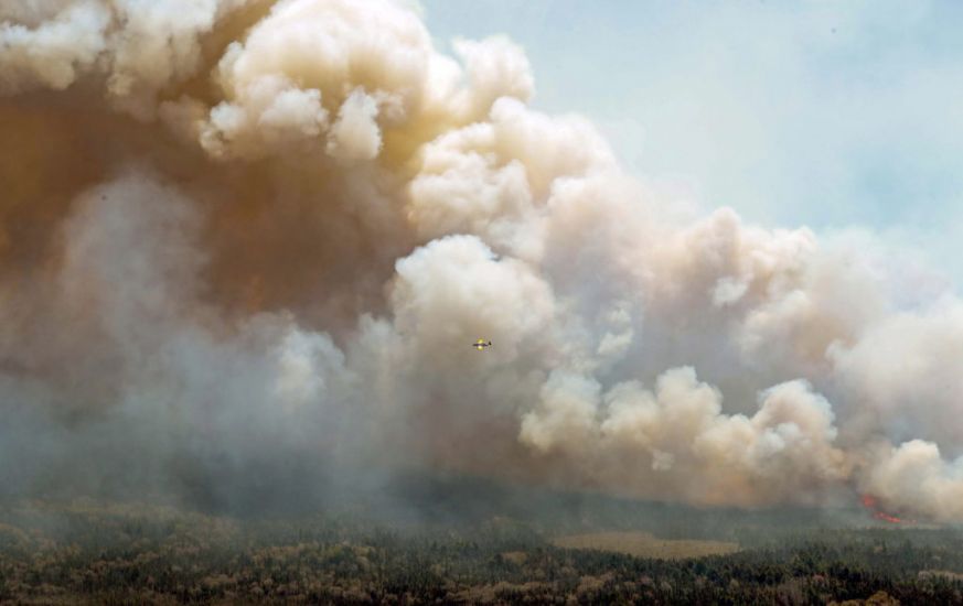 Wildfire In Canada Contained While Another Burning Out Of Control