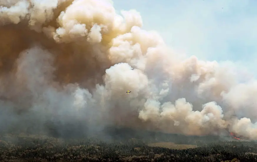 Wildfire In Canada Contained While Another Burning Out Of Control