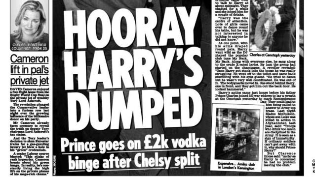 The 33 Tabloid Articles At Centre Of Prince Harry's Hacking Claim