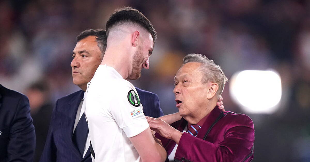 Declan Rice set to leave West Ham after Europa Conference League success