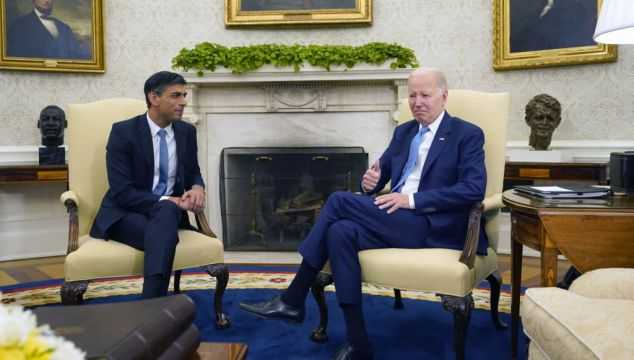 Biden Mistakenly Calls Sunak ‘Mr President’ As He Welcomes Him To White House