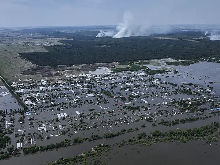 Russia Shells City Inundated By Dam Collapse After Zelensky Visit, Says Ukraine