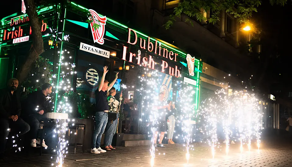 Man City Fans Party On Streets Of Istanbul Ahead Of Champions League Final