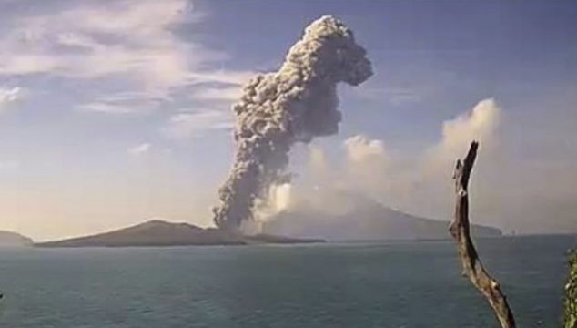 Indonesia’s Anak Krakatoa Volcano Spews Ash And Lava In New Eruption