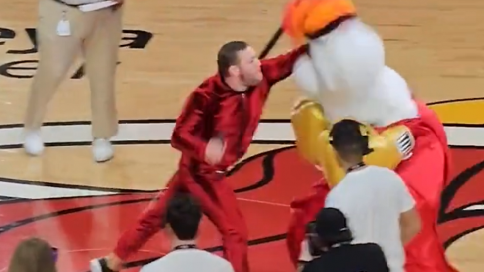 Miami Heat Mascot Treated At Er After Conor Mcgregor Punches