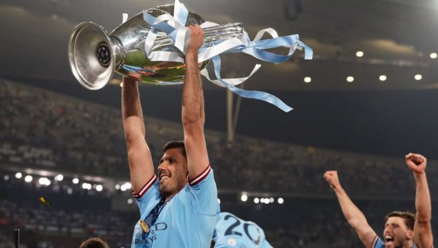 Man City Match-Winner Rodri Named Champions League Player Of The Year
