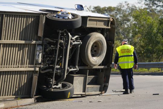 Driver Charged After Bus Carrying Wedding Guests Rolls Over, Killing 10