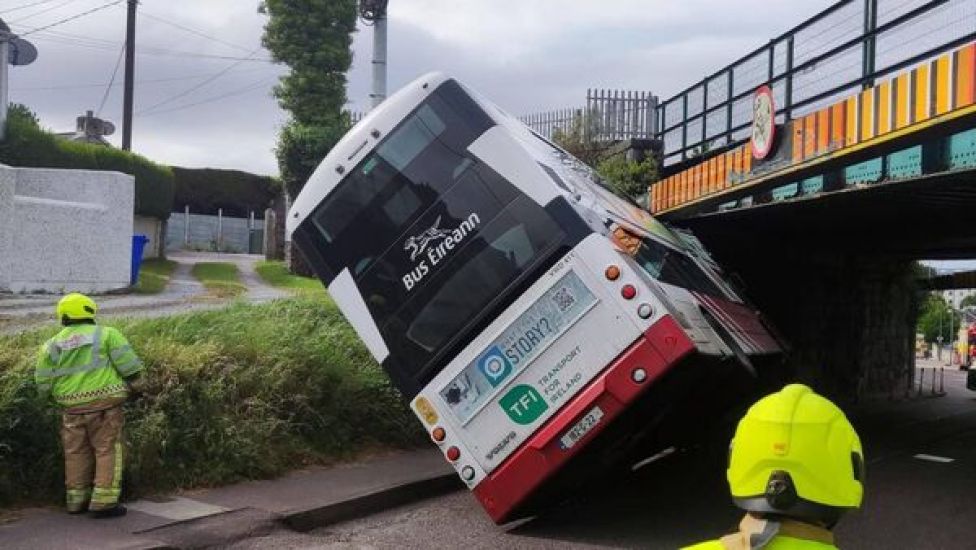 Double-Decker Bus Crashes Into Cork Railway Bridge