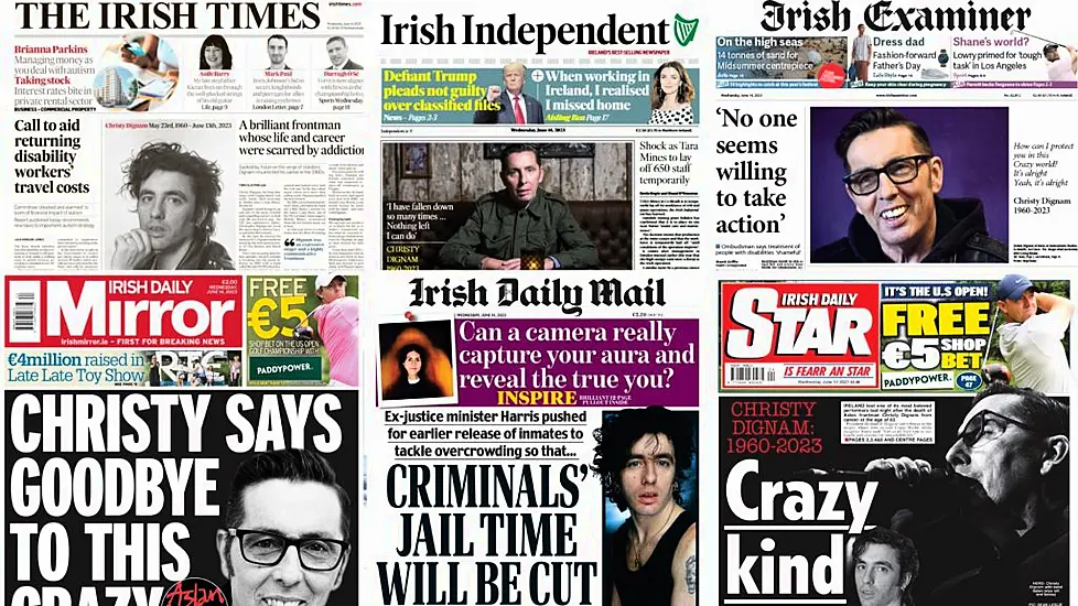 What The Papers Say: Wednesday's Front Pages