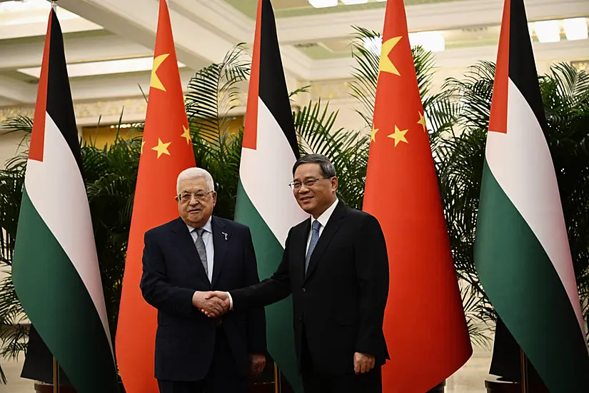 Chinese Premier Meets Palestinian President In Bid To Up Middle East Presence