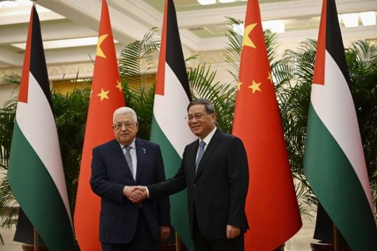 Chinese Premier Meets Palestinian President In Bid To Up Middle East Presence