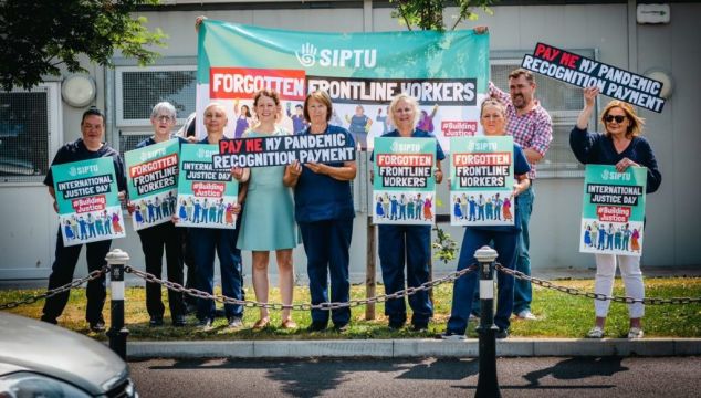 ‘Forgotten’ Frontline Workers Demand Pandemic Recognition Payment