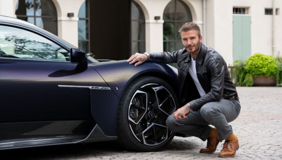 David Beckham Designs New Car Collection With Maserati