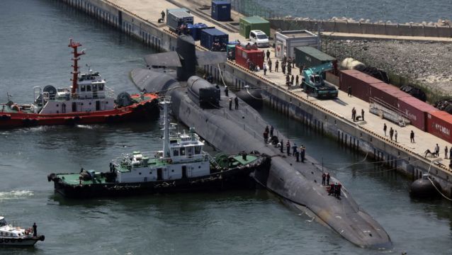 Us Nuclear Submarine Arrives In South Korea Amid Tensions With Neighbour
