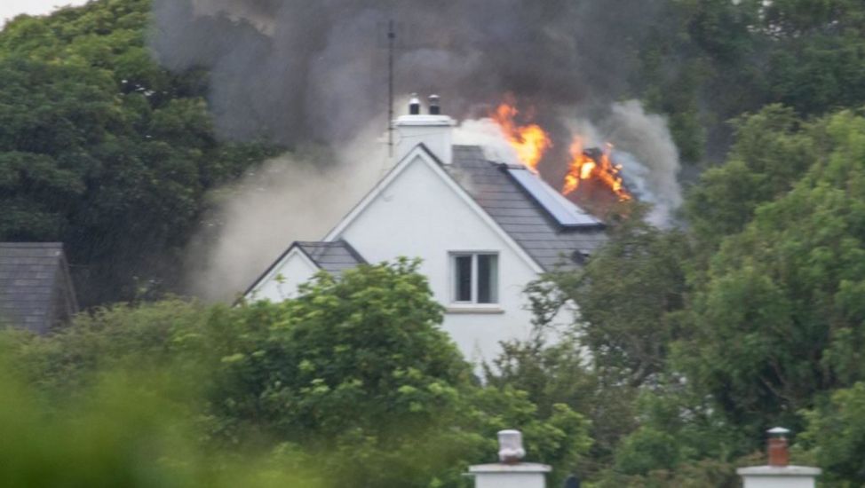 House Catches Fire After Being Struck By Lightning In Clare