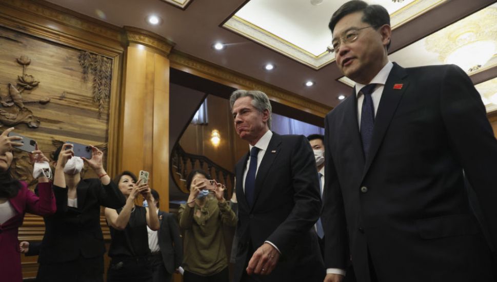 Us And China Remain At Odds As Blinken Finishes First Day Of Talks In Beijing