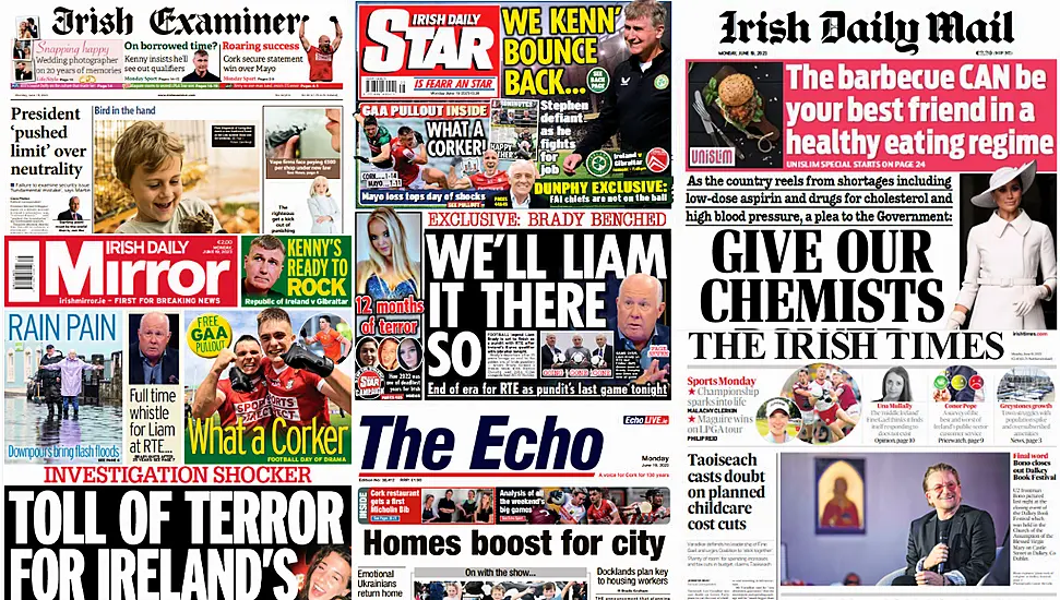 What The Papers Say: Monday's Front Pages