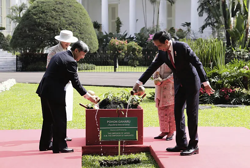 Japanese Emperor Meets Indonesian Leader On Third Day Of Official Visit